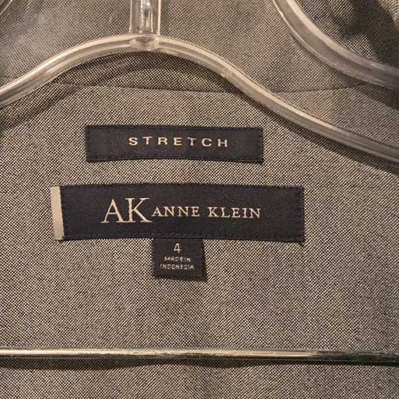 Grey Anne Klein stretch blazer - Picture 2 of 6